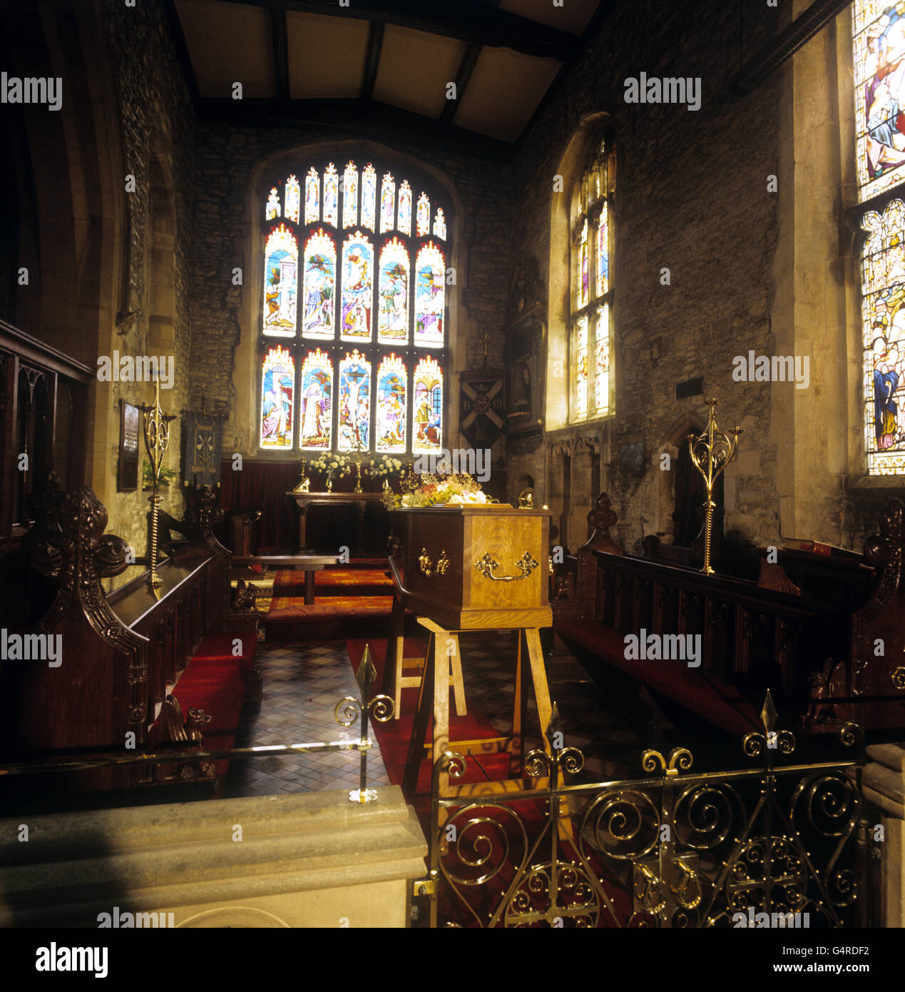 Royalty Prince William of Gloucester Funeral Barnwell Stock Photo