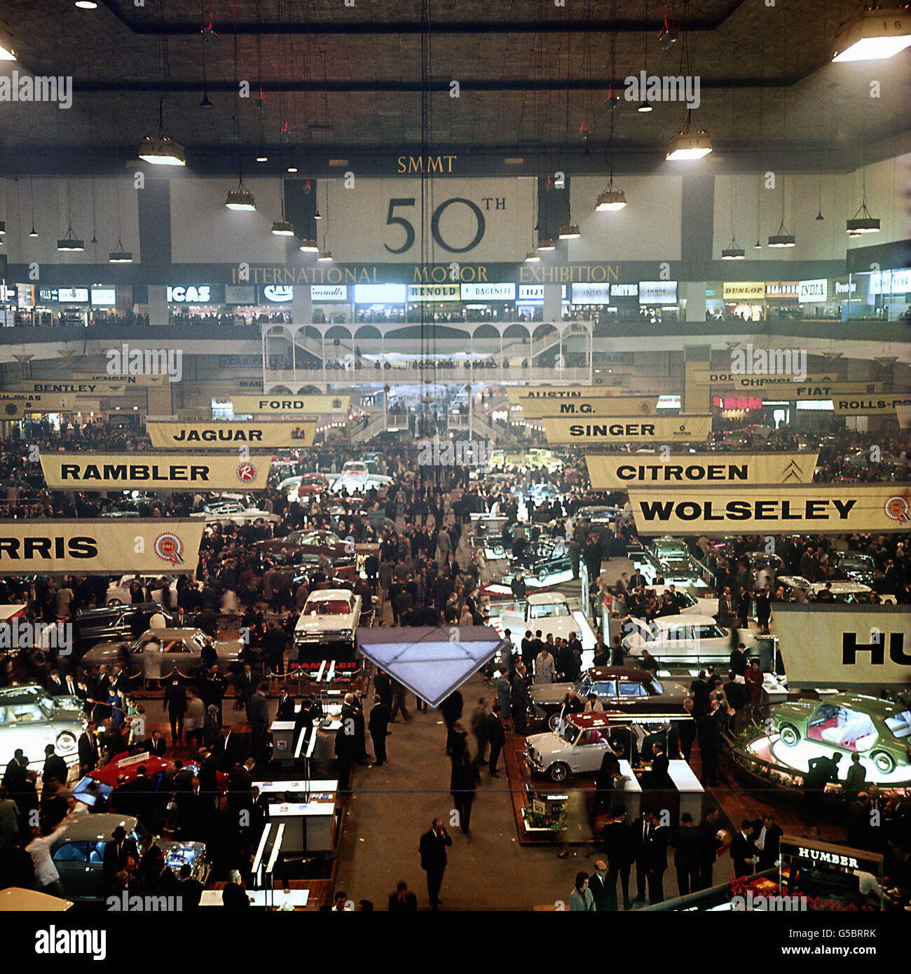 Transport - Earl's Court Motor Show - 1965 Stock Photo, Royalty Free