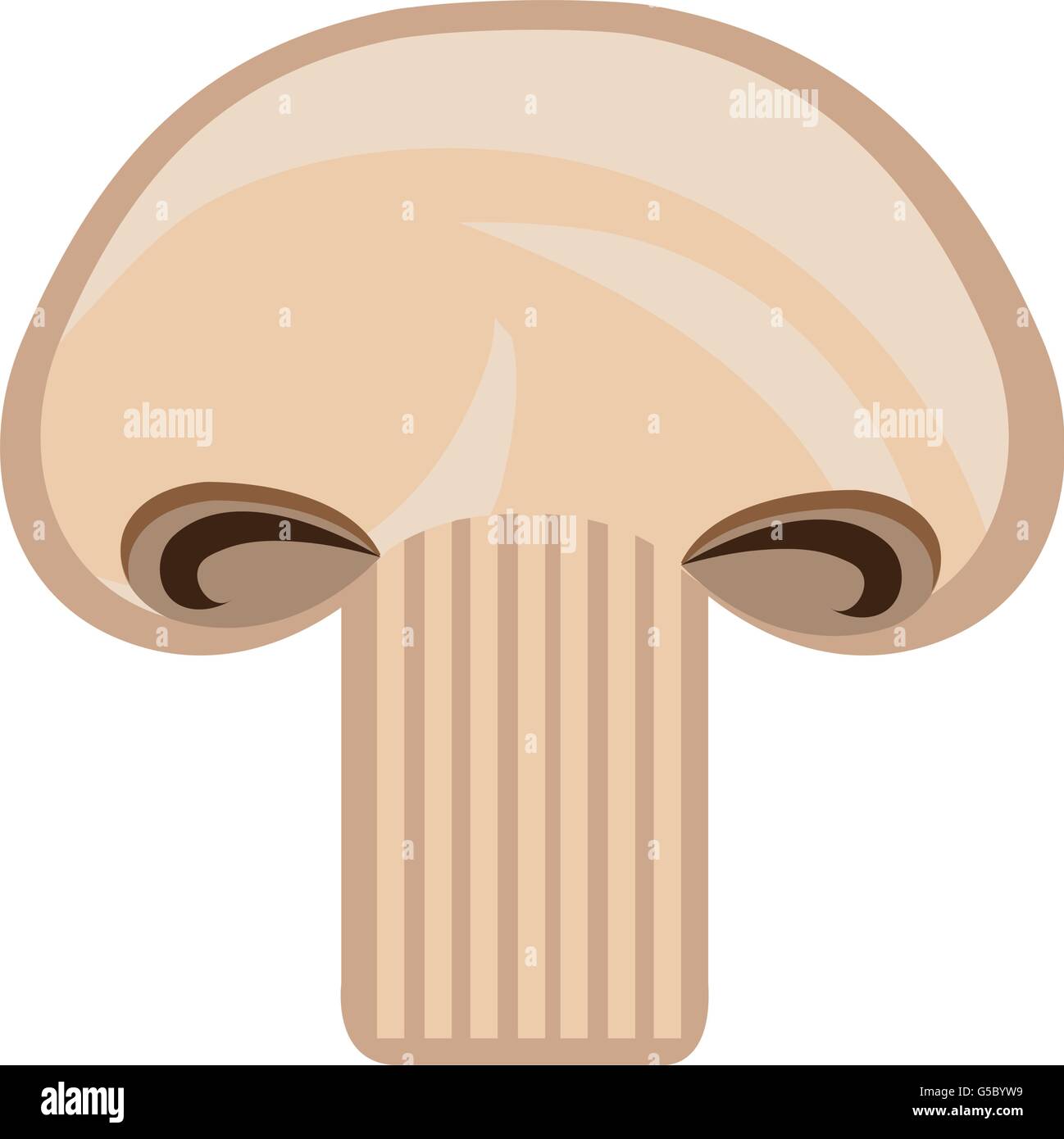 mushroom slice clip art - photo #12