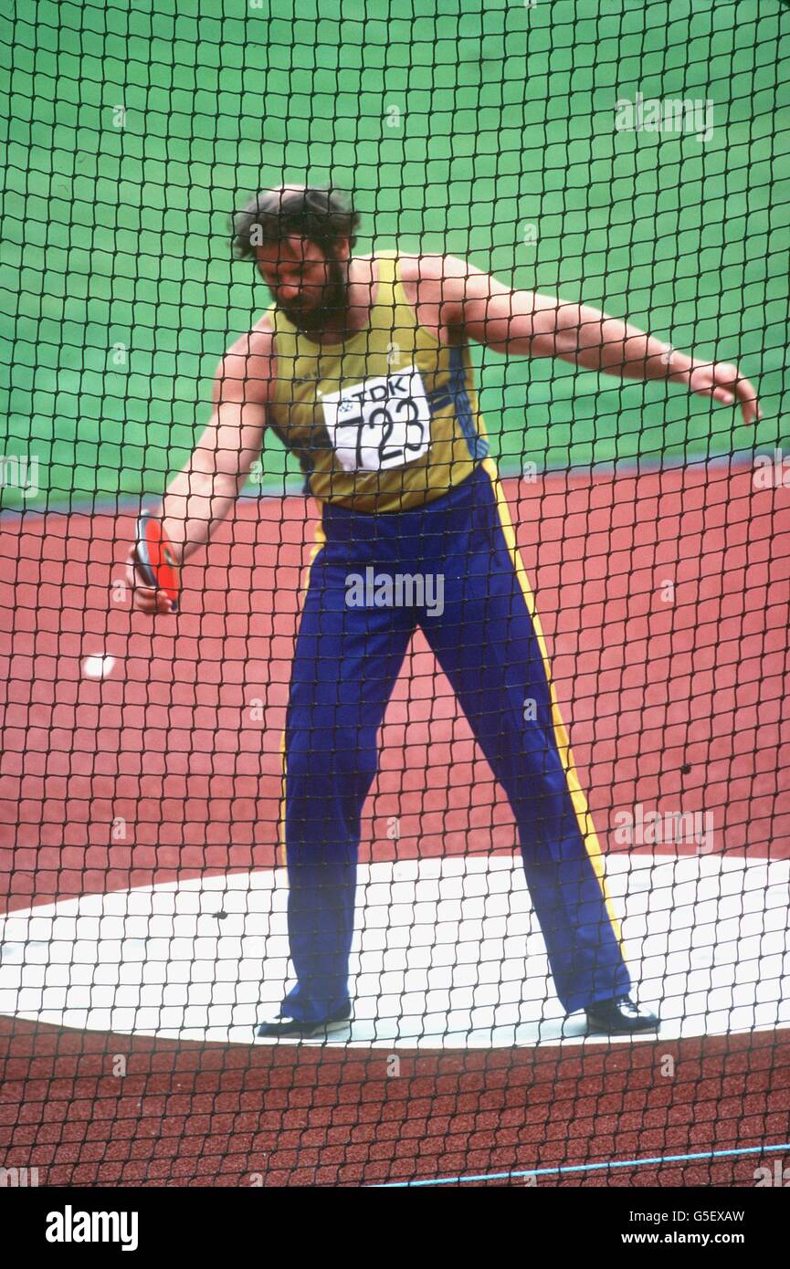 Athletics World Athletic Championships Helsinki 1983 Stock Photo