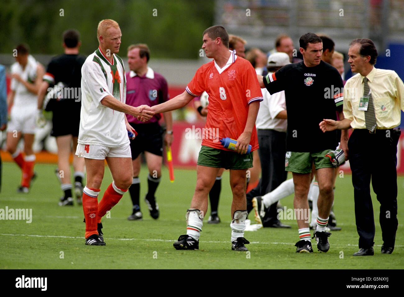 Soccer World Cup USA 1994 Second Round Ireland v Holland Stock
