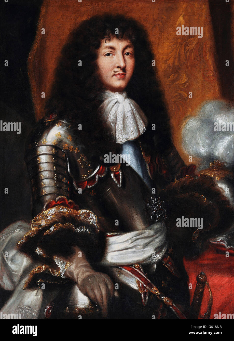 Louis XIV. Portrait of King Louis XIV of France (1638-1715) in Stock Photo, Royalty Free Image ...