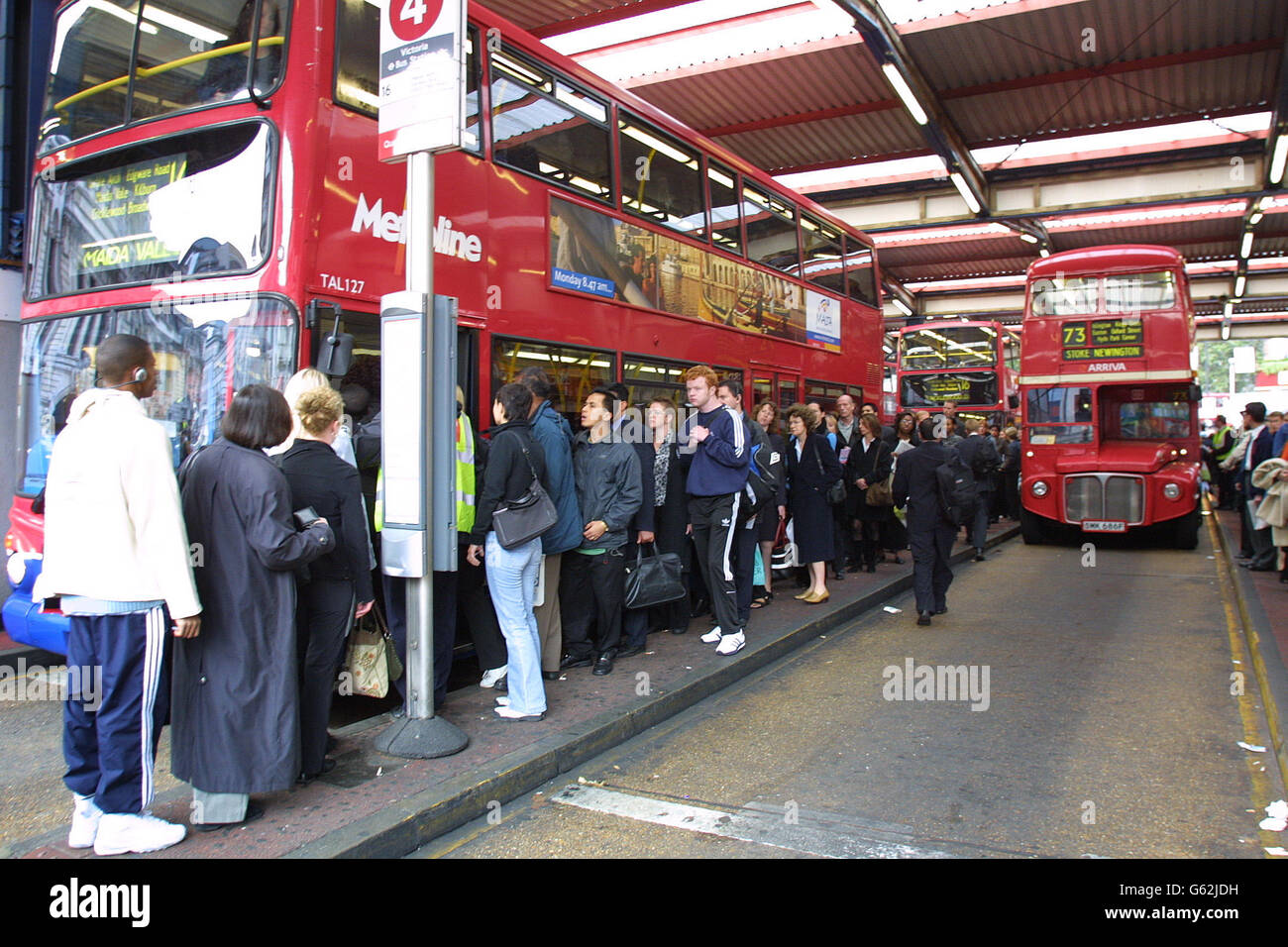 London Tube Strike London Underground Victoria Station Bus Queues Buses