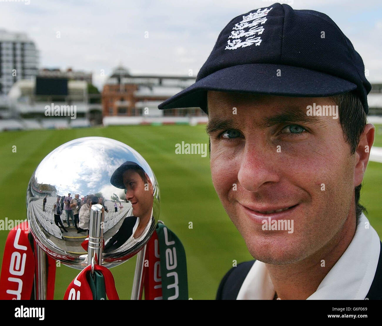 Michael Vaughan Photocall At Lords Stock Photo Alamy