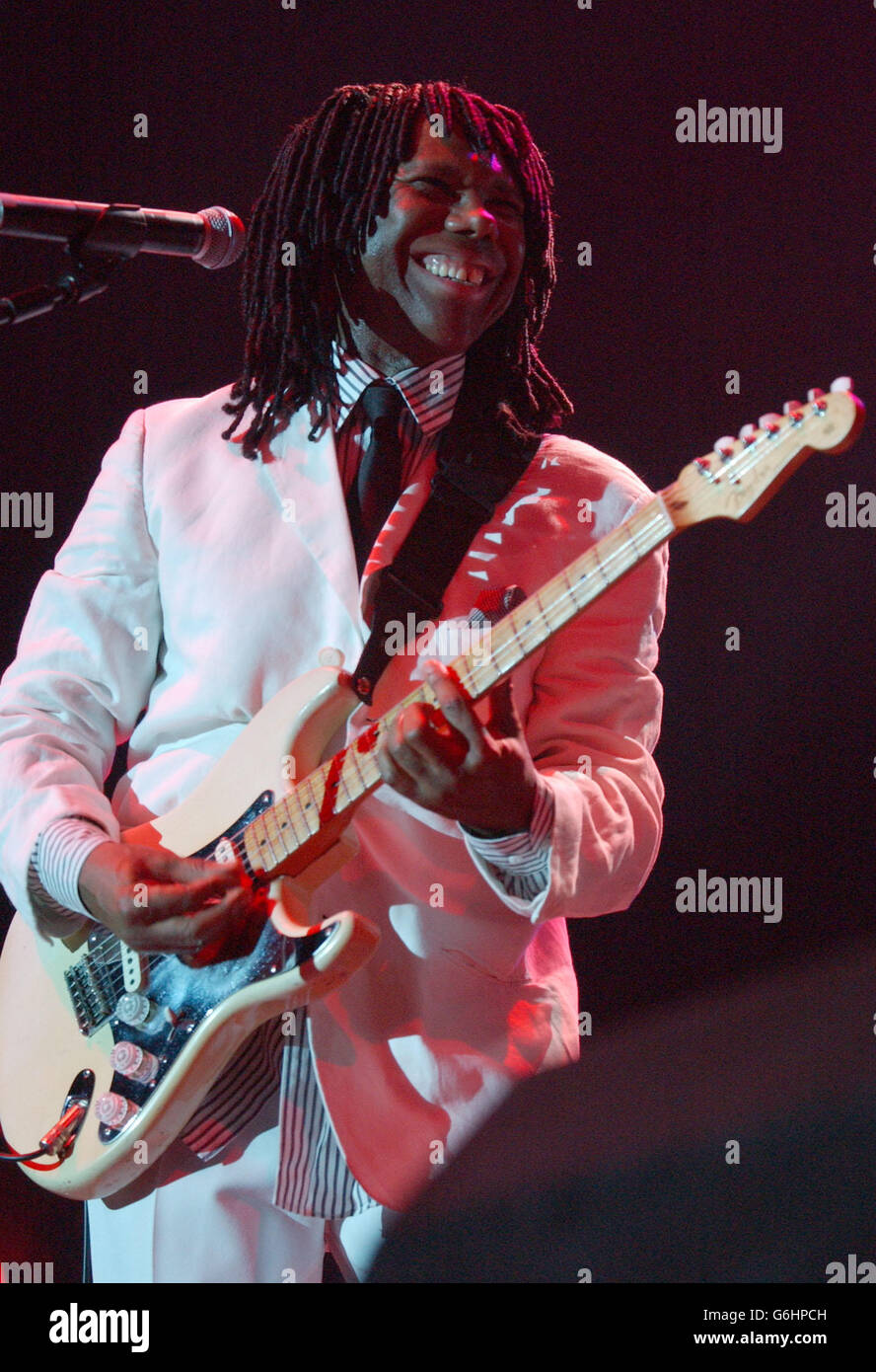 Nile Rodgers Of Chic Performing Live On Stage As Part Of The Best