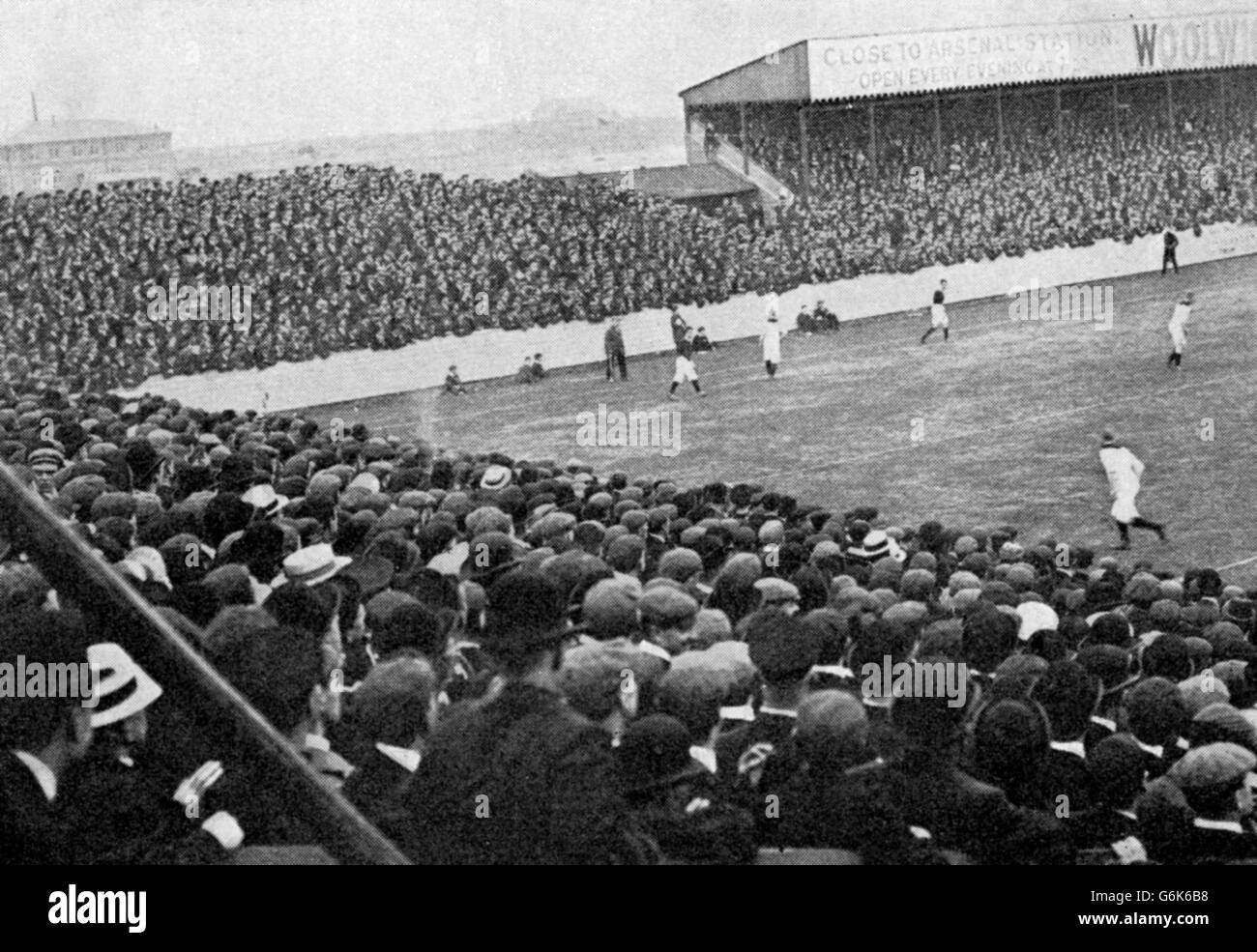 Soccer Woolwich Arsenal Manor Ground, Plumstead Stock Photo