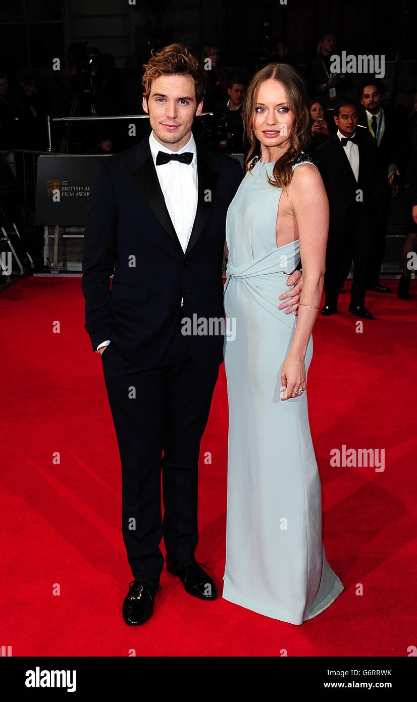 Sam Claflin And Laura Haddock Arriving At The EE British Academy Film