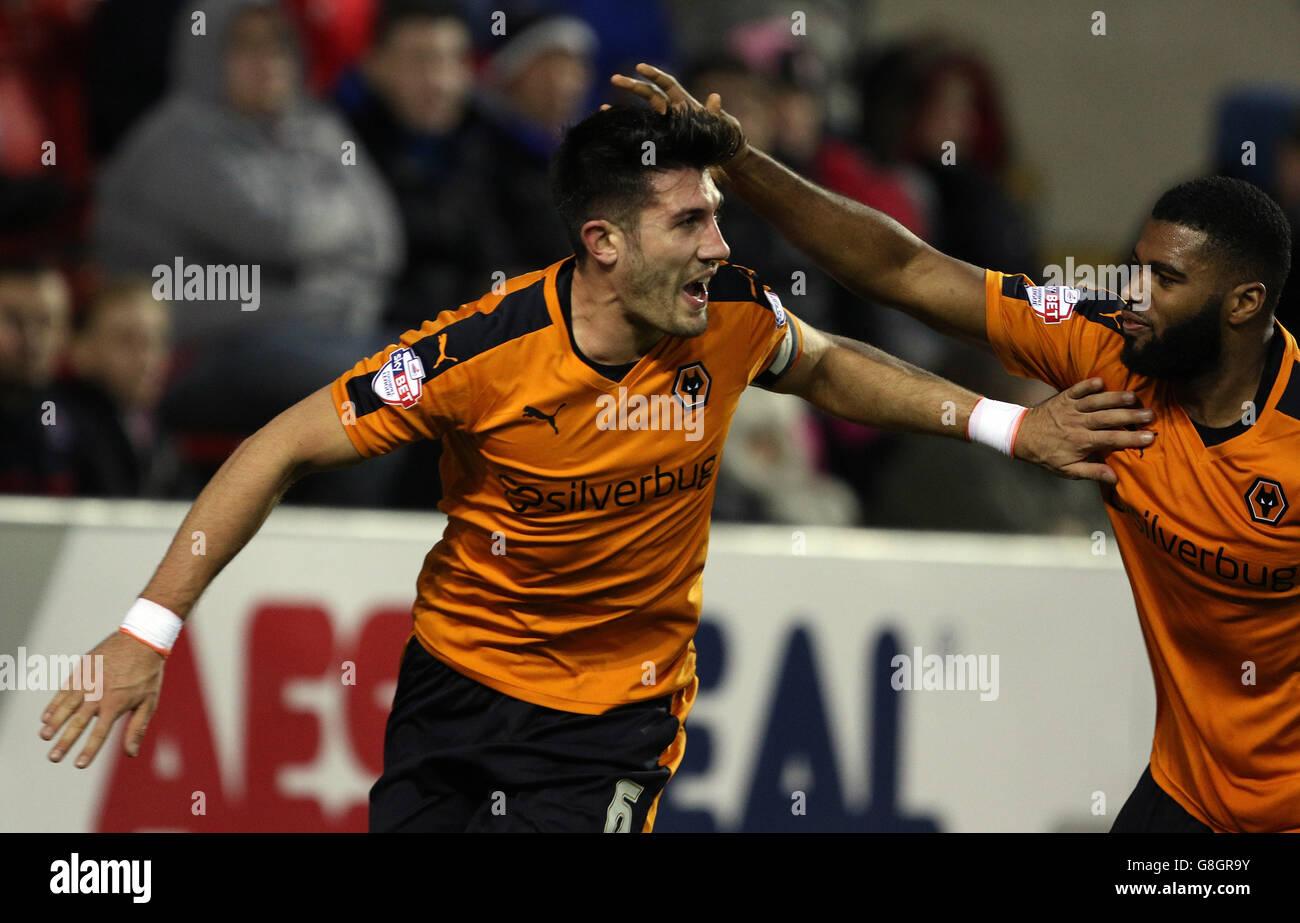 Wolverhampton Wanderers Danny Batth Left Celebrates His Goal With