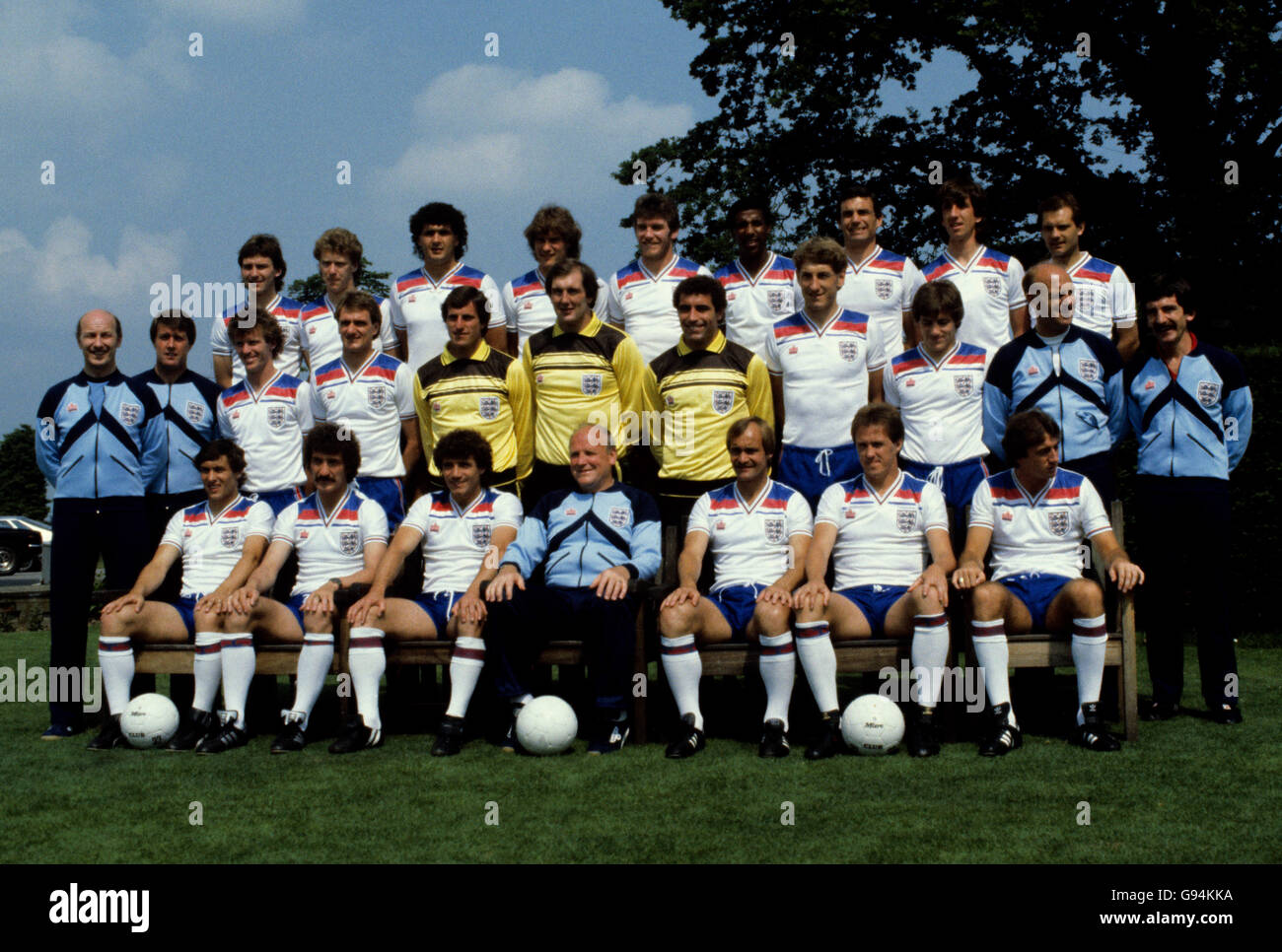 England 1982 World Cup Squad Stock Photo: 108897358 - Alamy