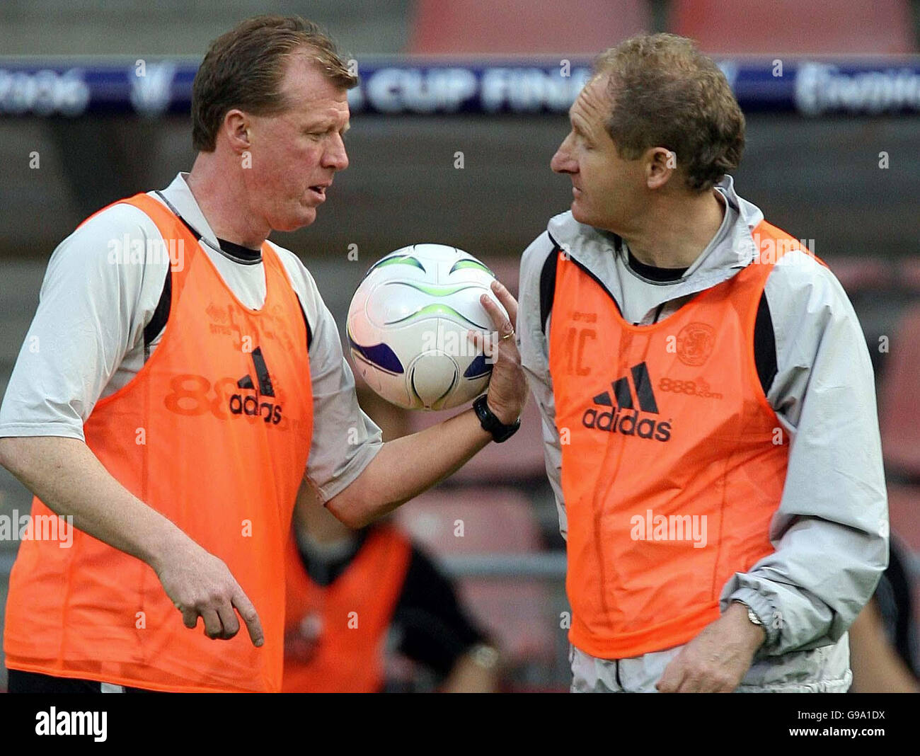 Middlesbrough Manager Steve Mcclaren During Training Session At Psv