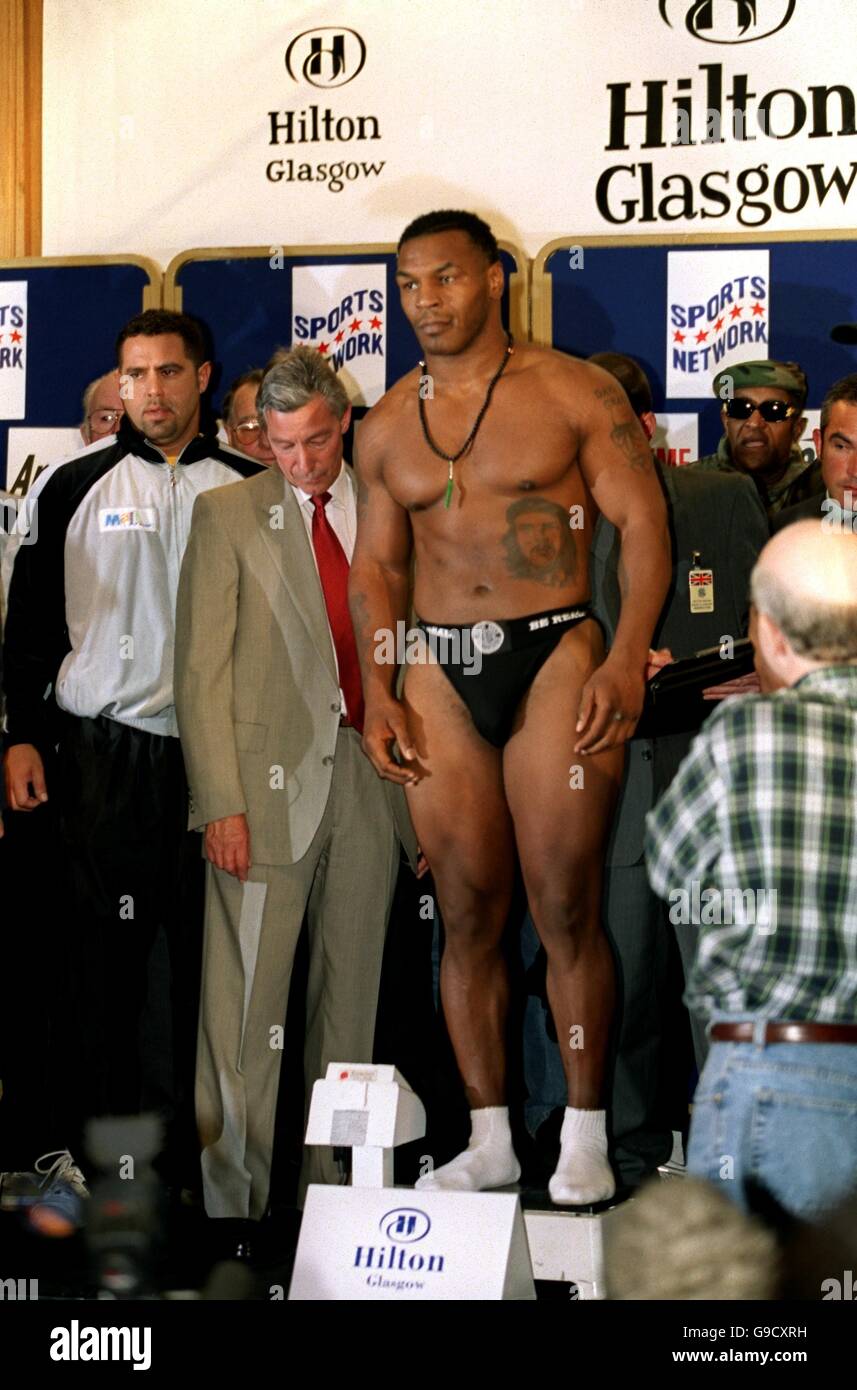 Boxing Heavyweight Eliminator Mike Tyson v Lou Savarese Weigh