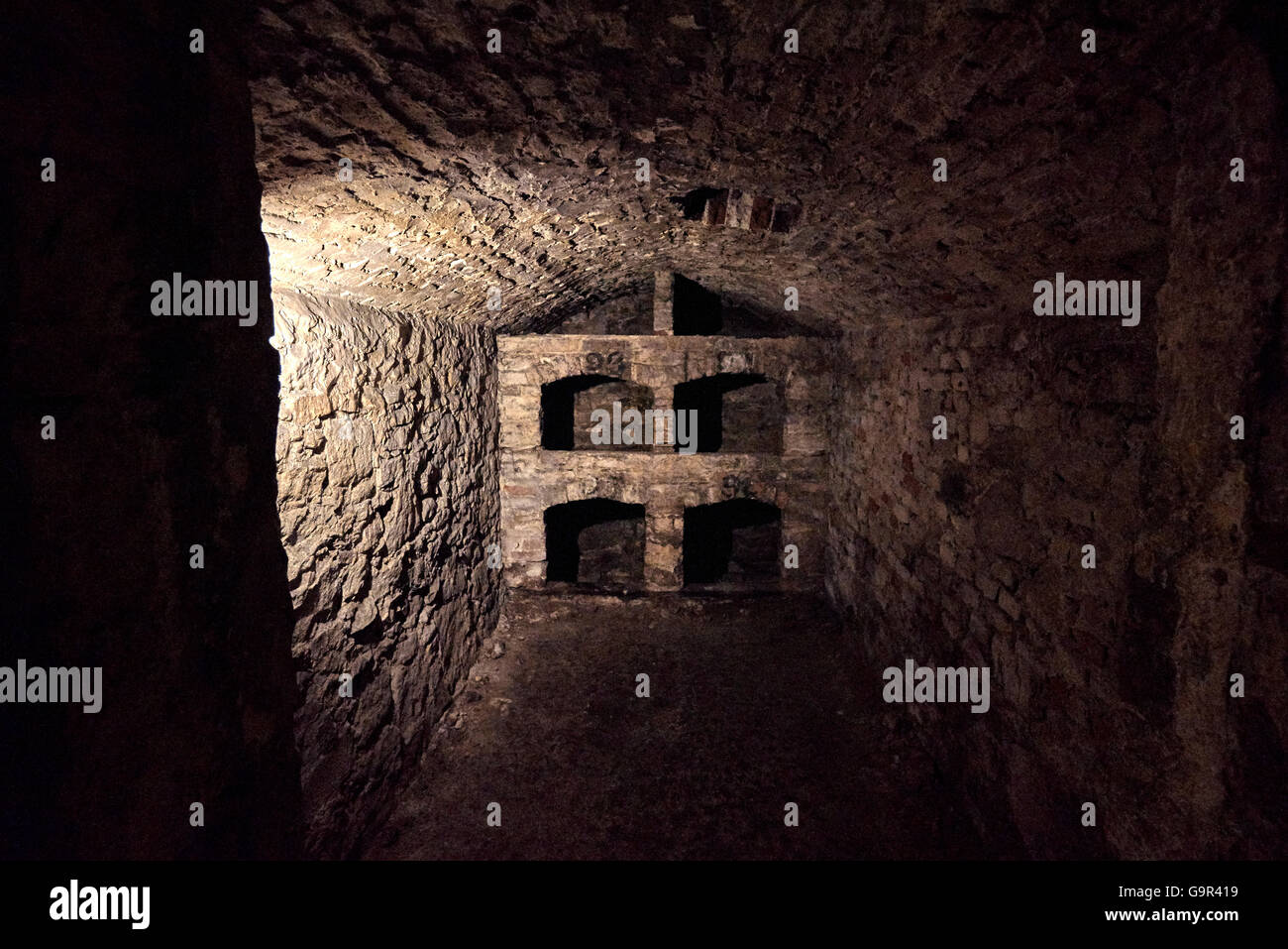 Blair Street Underground Vaults Edinburgh Stock Photo, Royalty Free
