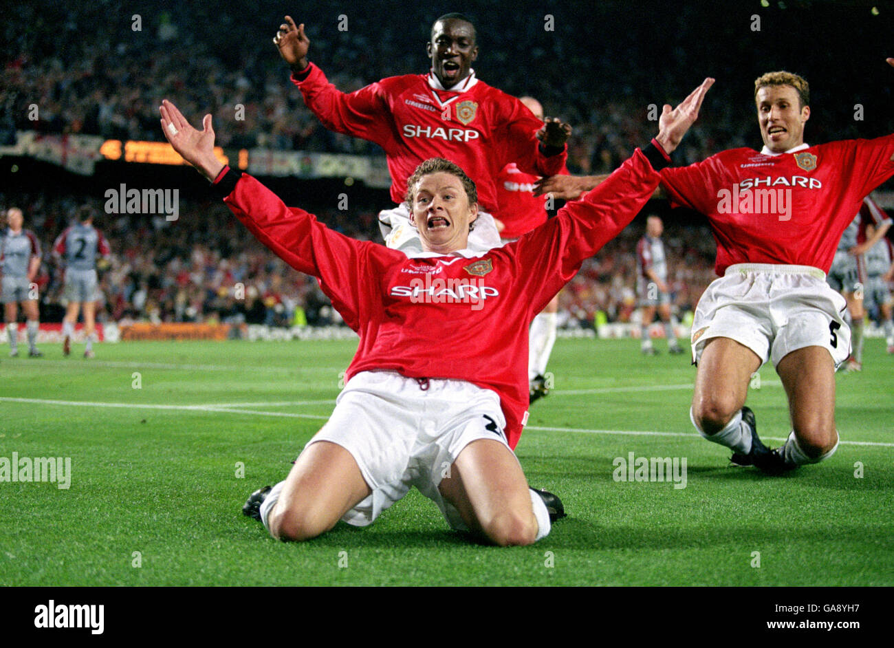 Soccer UEFA Champions League Final Manchester United v Bayern Stock Photo, Royalty Free Soccer UEFA Champions League Final Manchester United v Bayern Stock Photo, Royalty Free