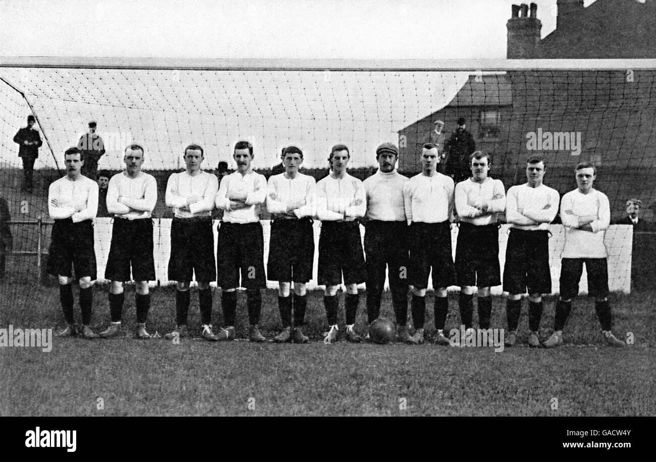Soccer Preston North End FC Team Group 1905 Stock Photo, Royalty Free