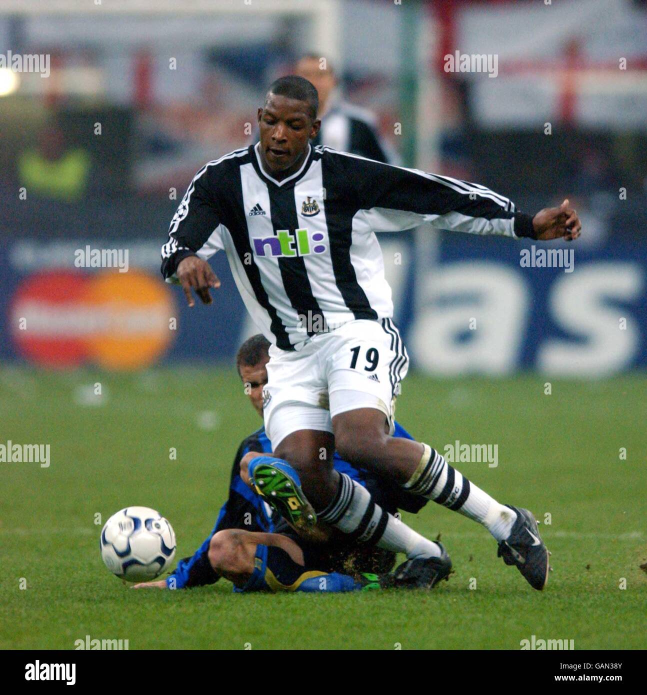 Soccer Uefa Champions League Group Newcastle United Inter Milan Hi Res