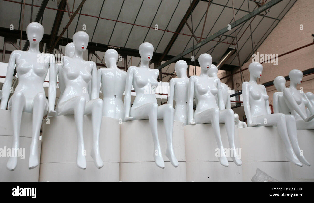 Proportion London mannequin factory Stock Photo, Royalty Free Image