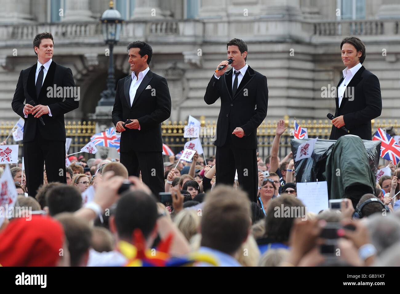 London 2012 Olympics Handover Stock Photo Alamy