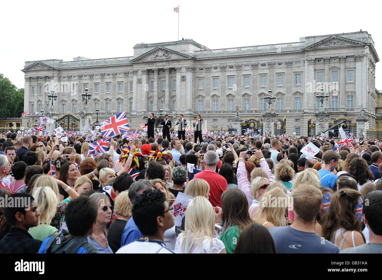 London 2012 Olympics Handover Stock Photo Alamy