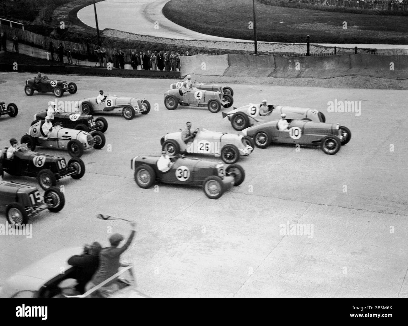 Motor Racing JCC International Trophy Brooklands Stock Photo