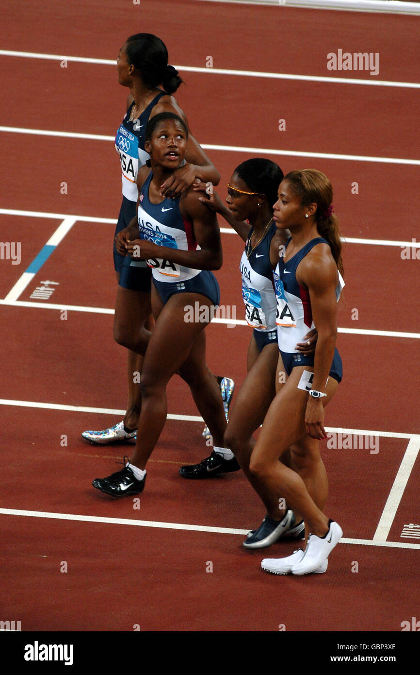 Athletics Athens Olympic Games Women S X M Relay Final