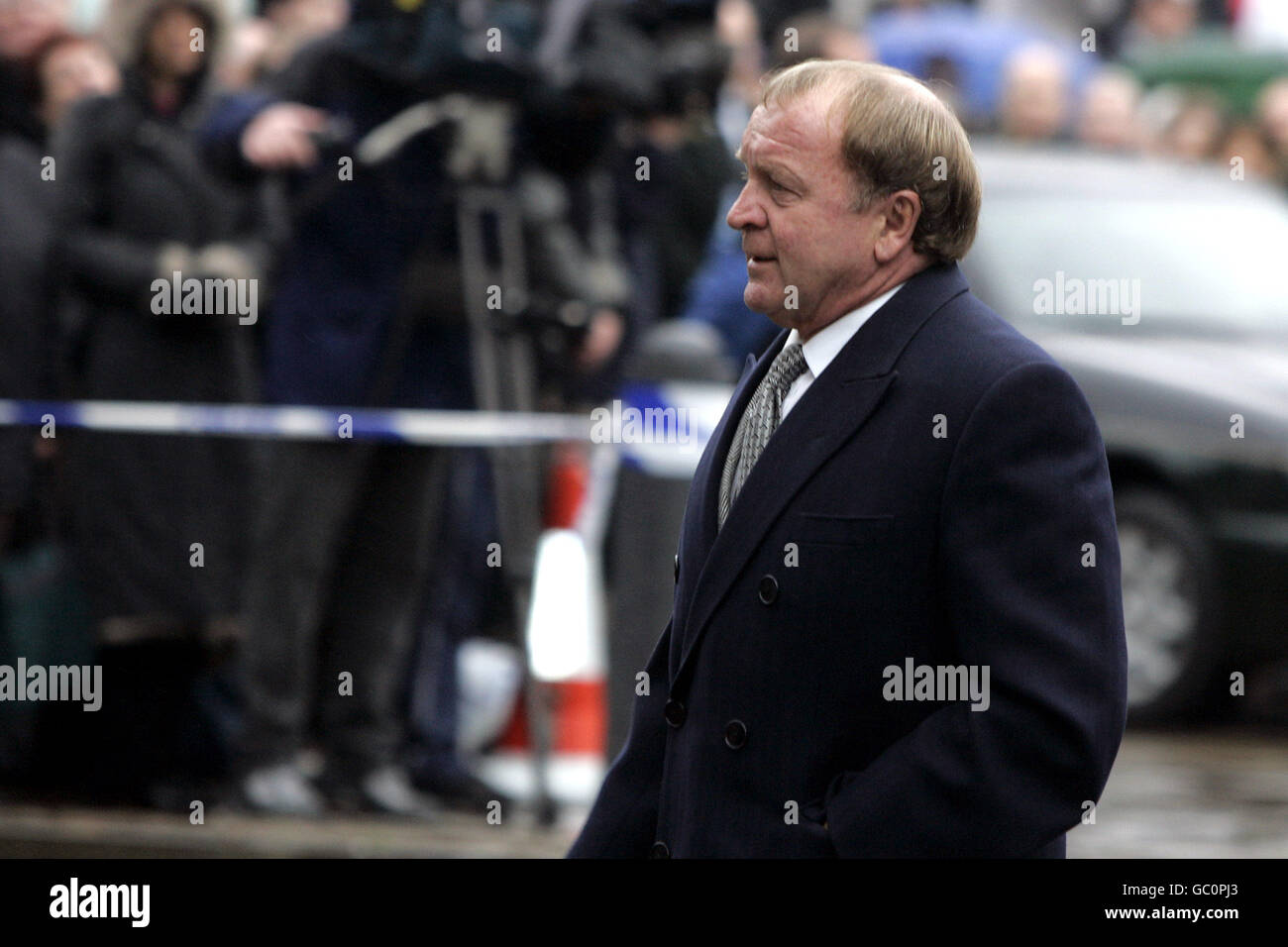 Soccer Emlyn Hughes Funeral Stock Photo, Royalty Free Image