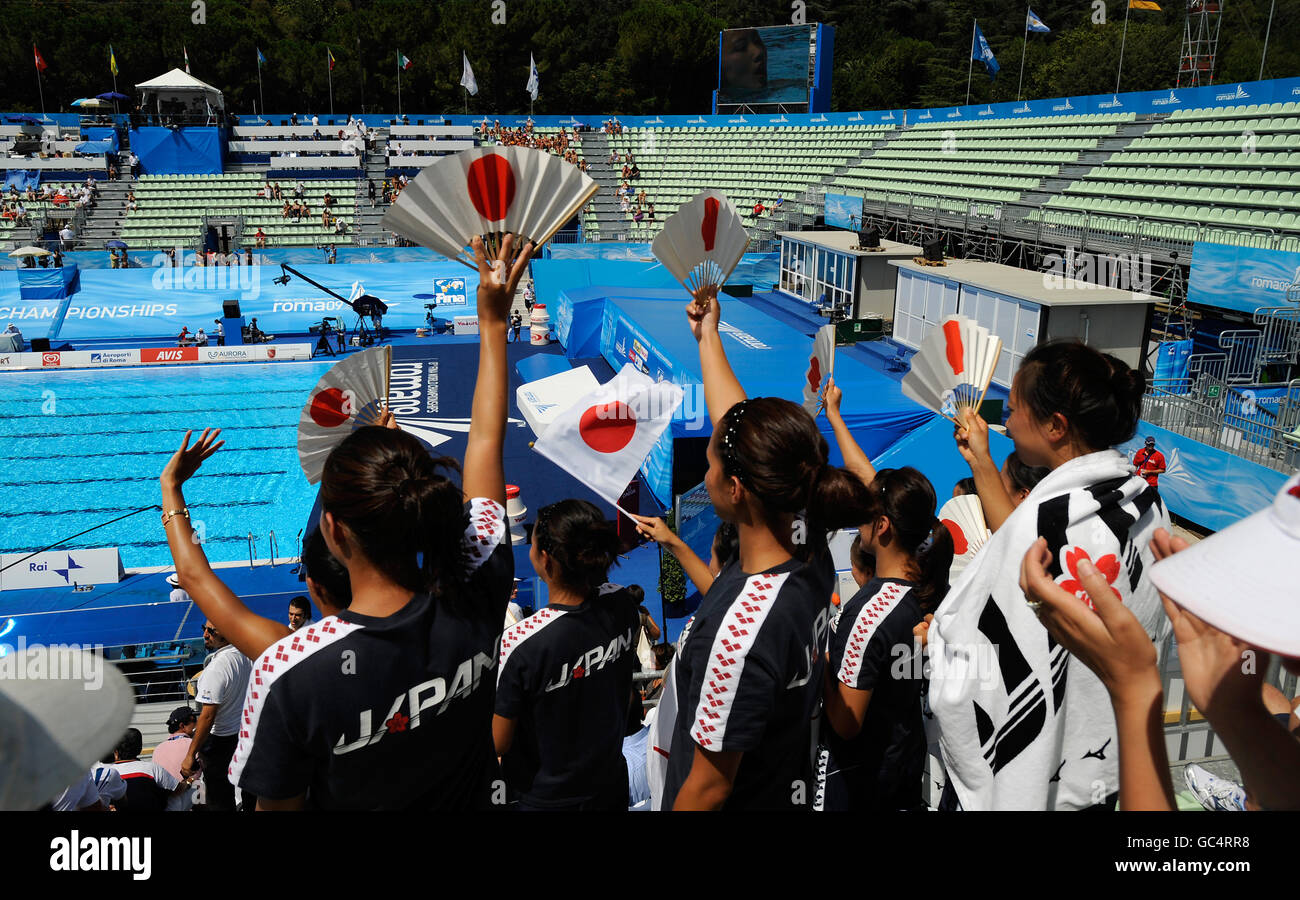 Swimming FINA World Championships 2009 Day Four Rome Stock Photo