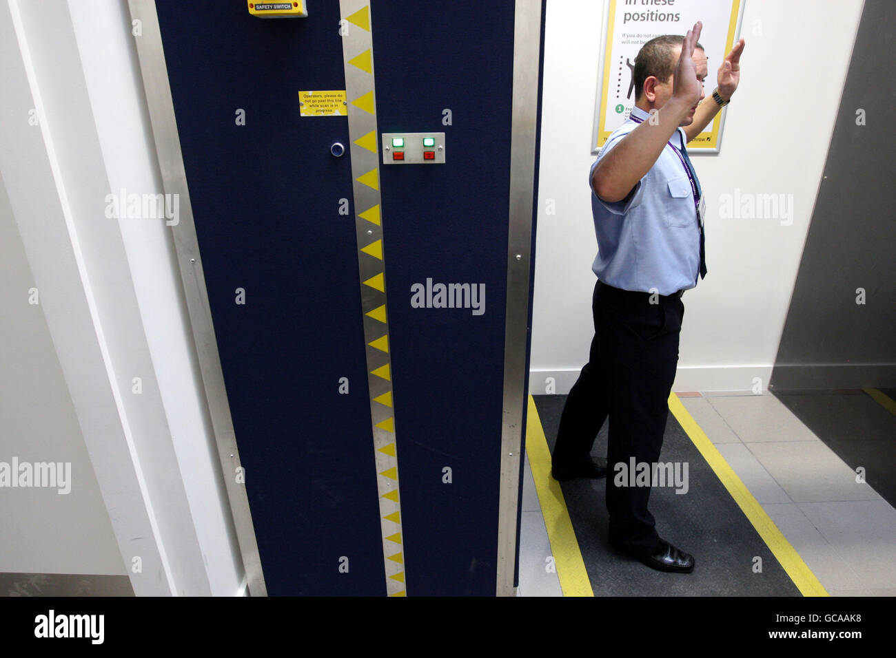 Body scanners at airports Stock Photo, Royalty Free Image 110865980