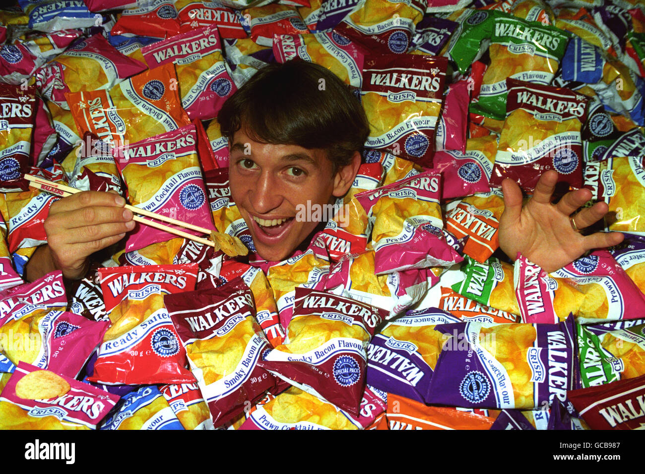 Television Walkers Crisps Commercial Gary Lineker London Stock