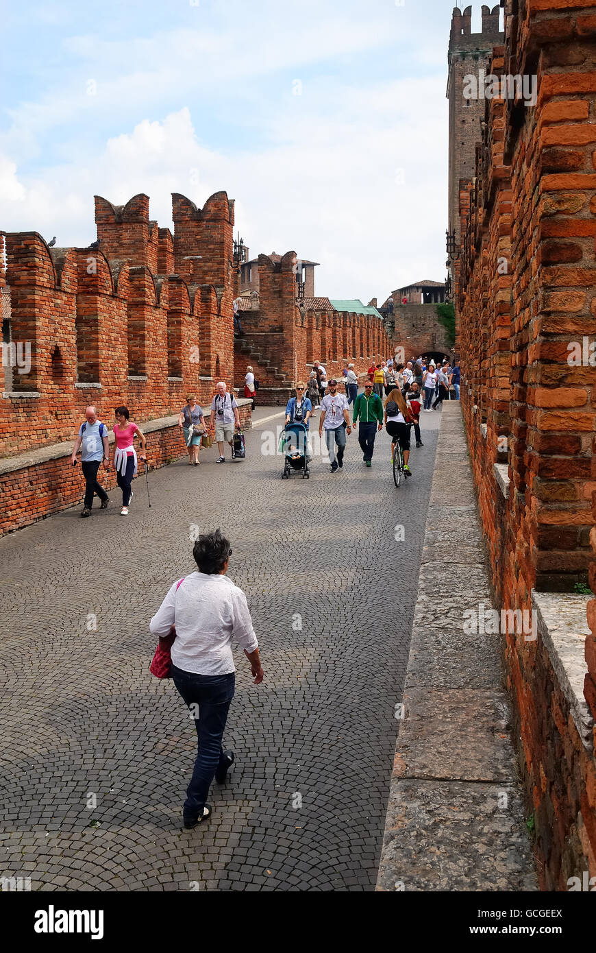 verona, italy. castelvecchio castle. it is the most important verona, italy. castelvecchio castle. it is the most important