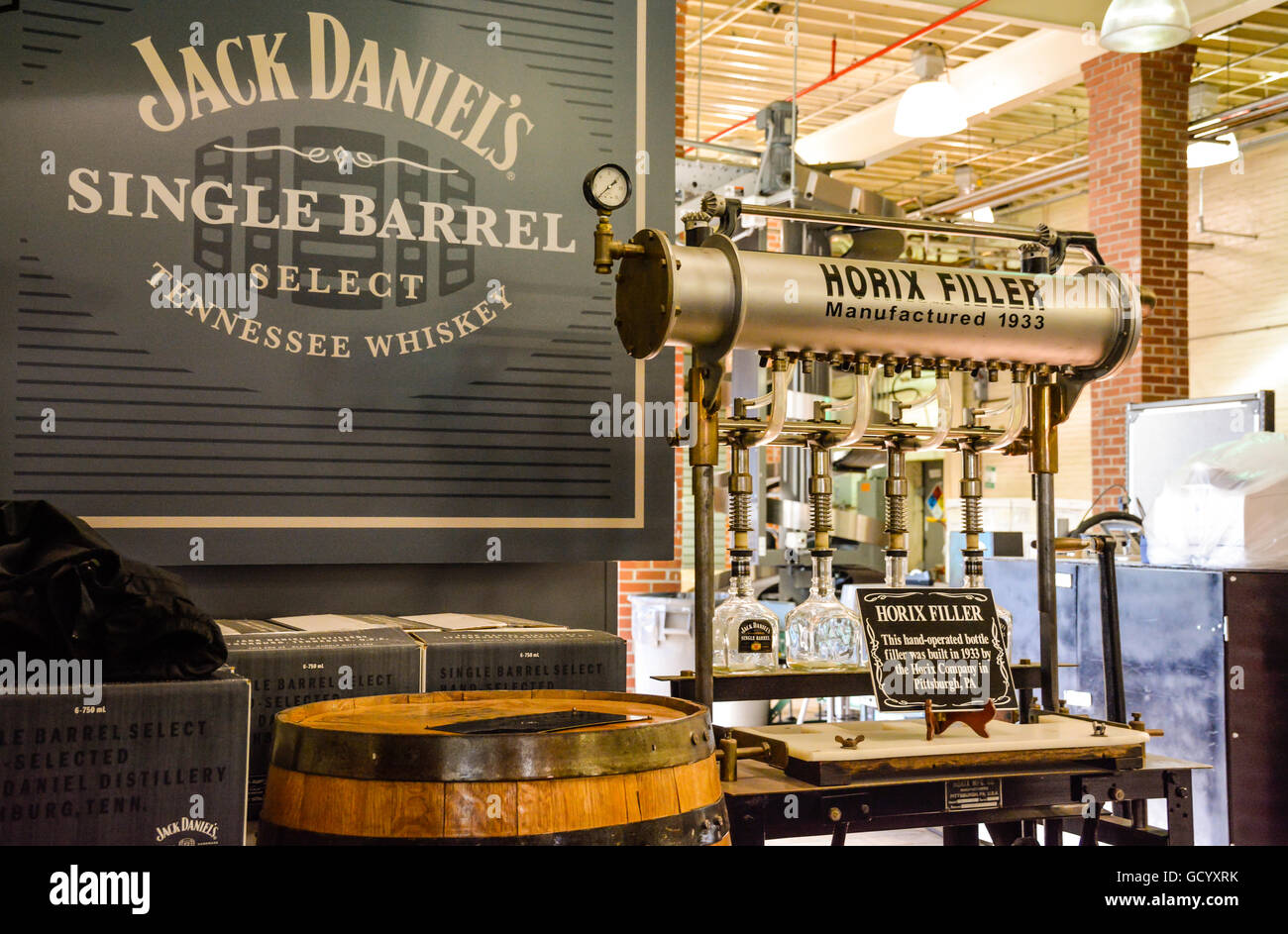 Inside the White Rabbit Bottle Shop at the Jack Daniel's distillery