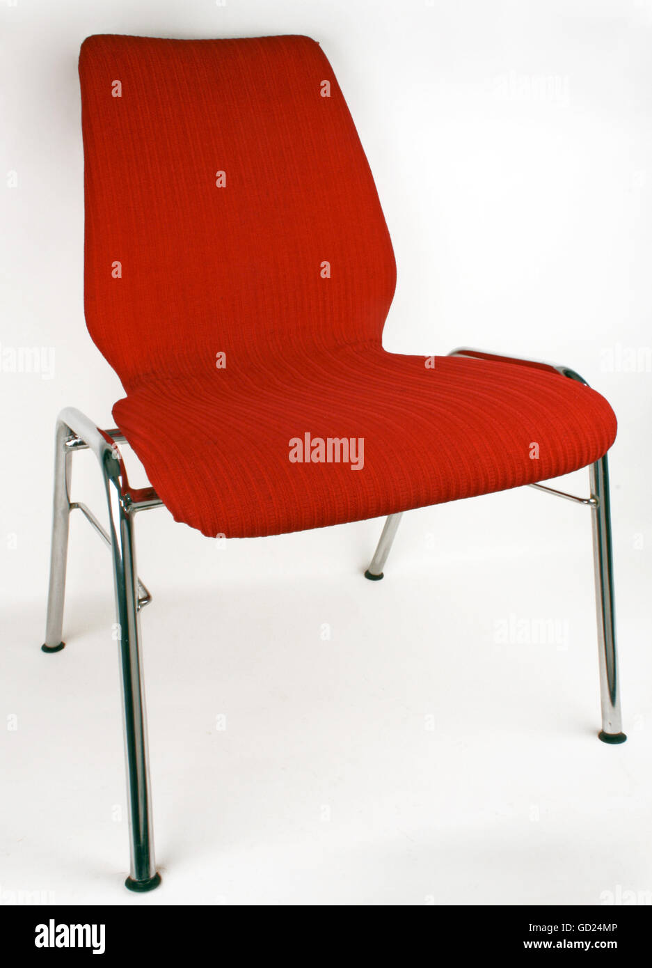 1980s Furniture furniture, steel tube cushioned chair, madeveb metallwaren 1980s Furniture furniture, steel tube cushioned chair, madeveb metallwaren