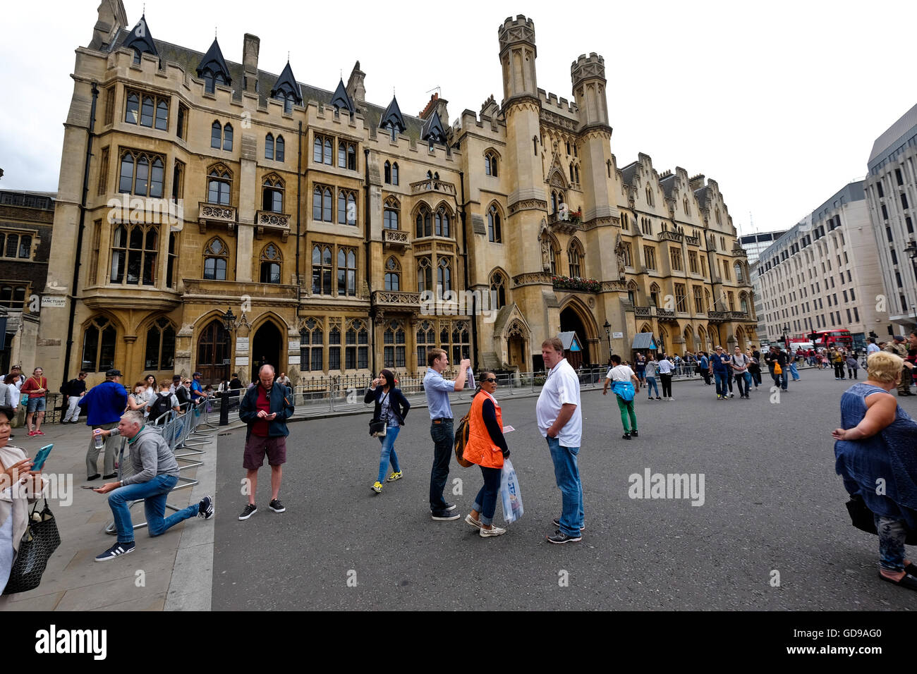 Dean's Yard, Westminster, a London landmark Stock Photo, Royalty Free