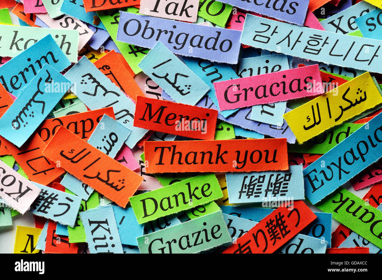 Thank You Word Cloud printed on colorful paper different languages Stock Photo, Royalty Free ... Thank You Word Cloud printed on colorful paper different languages Stock Photo, Royalty Free ...