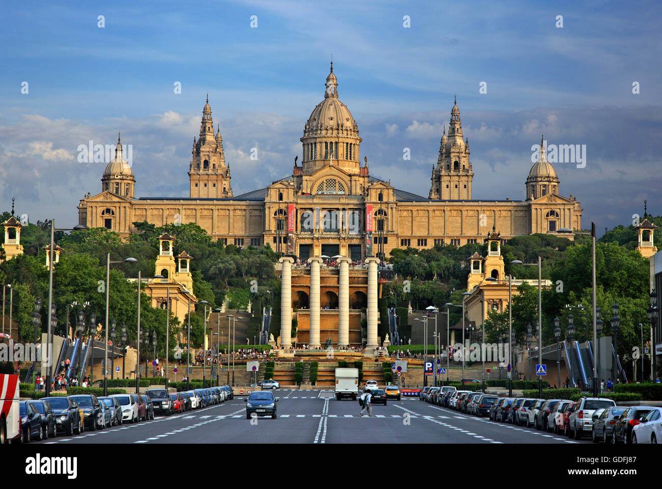 The Palau Nacional Museu Nacional D Art De Catalunya Barcelona