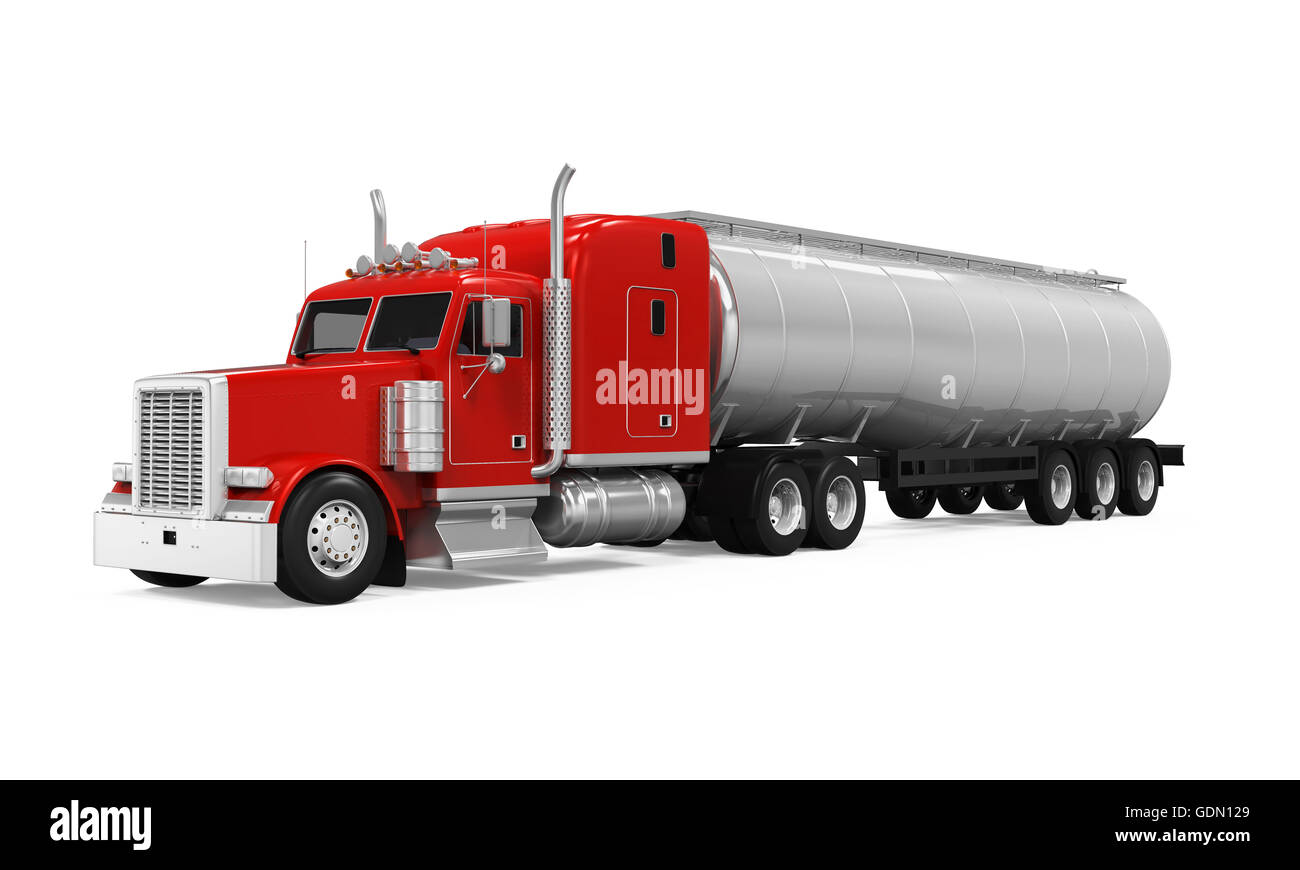 Fuel Tanker Truck Stock Photo Alamy