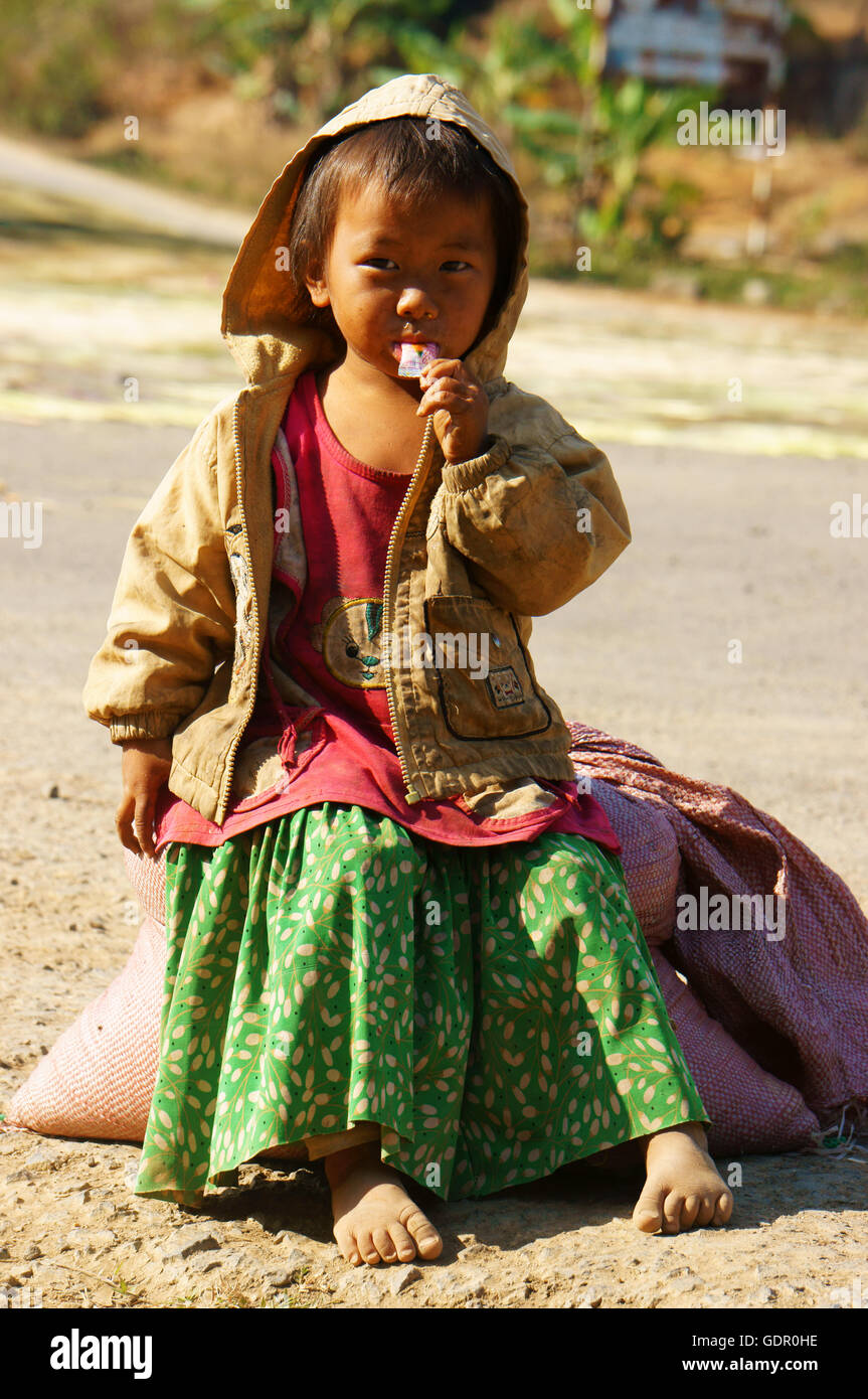 Poor Kid Eating Cereal Poor Kid Eating Cereal
