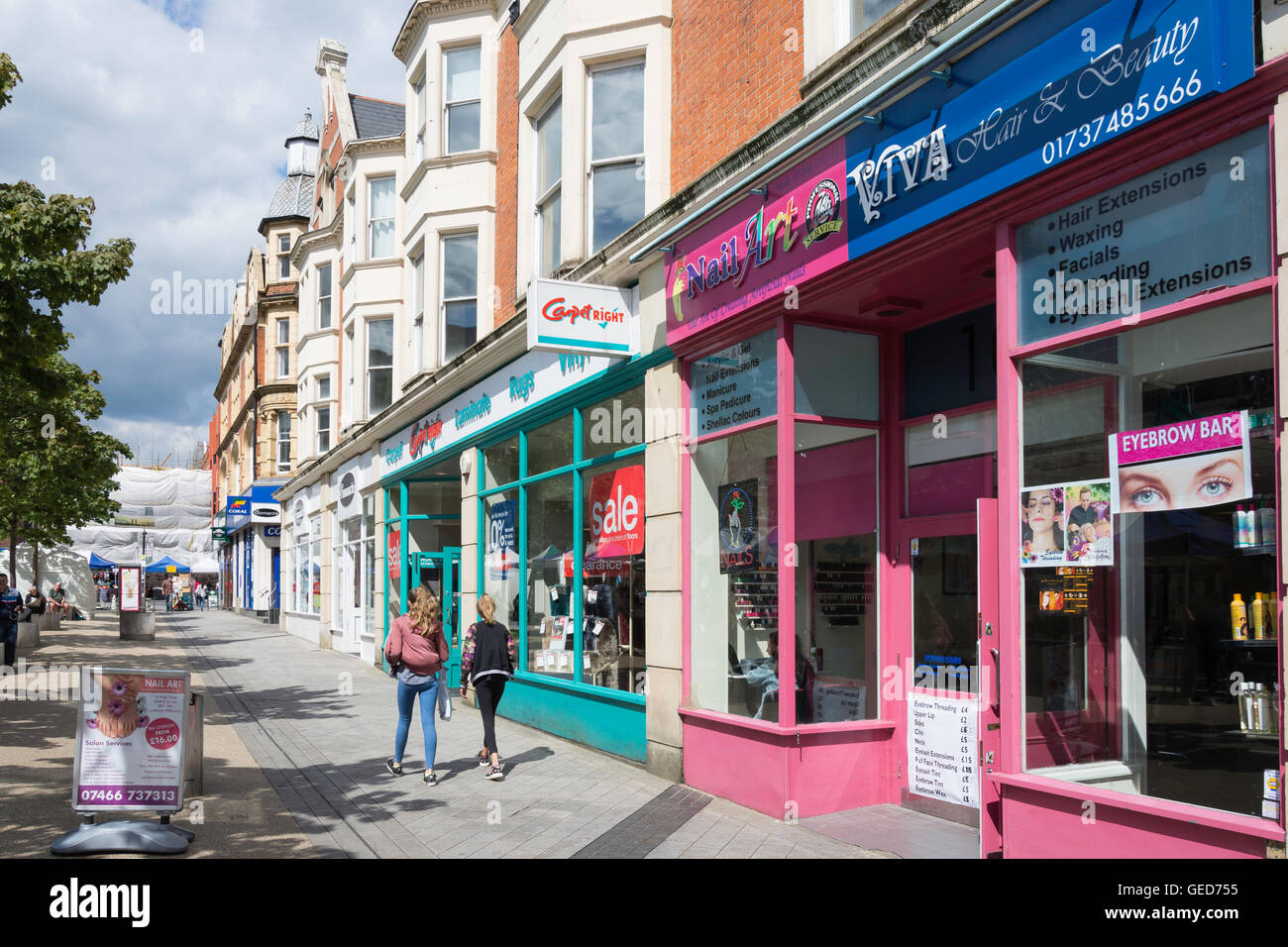 Redhill High Street, Redhill, Surrey, England, United Kingdom Stock