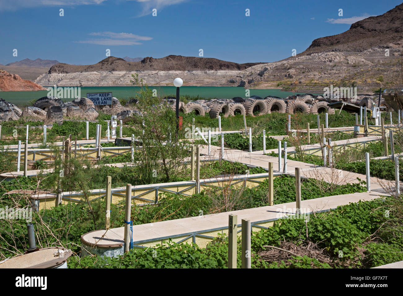 Las Vegas, Nevada The Echo Bay marina on Lake Mead is on dry land
