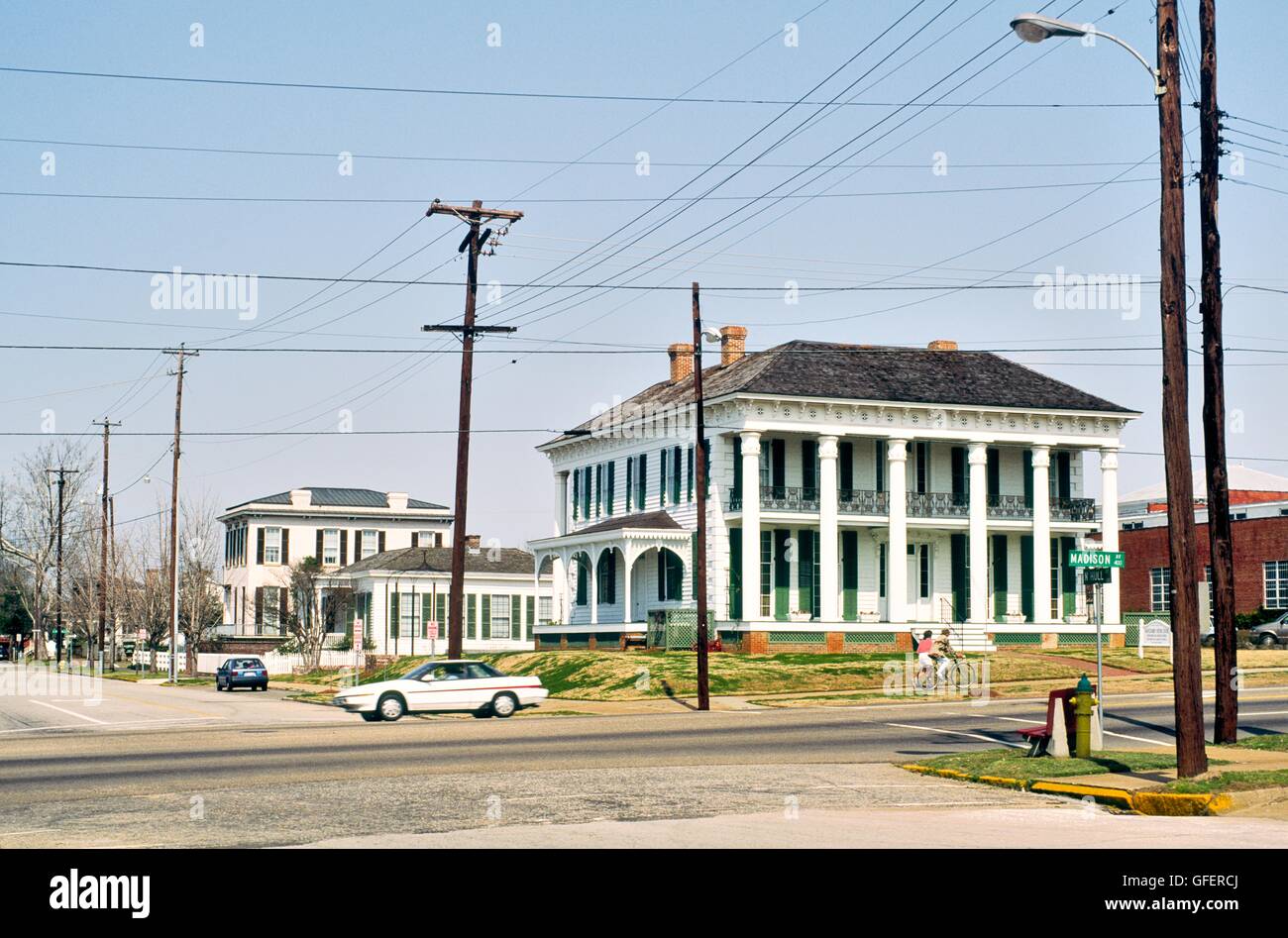 Montgomery, Alabama, USA. Historic district of the city. Typical Stock