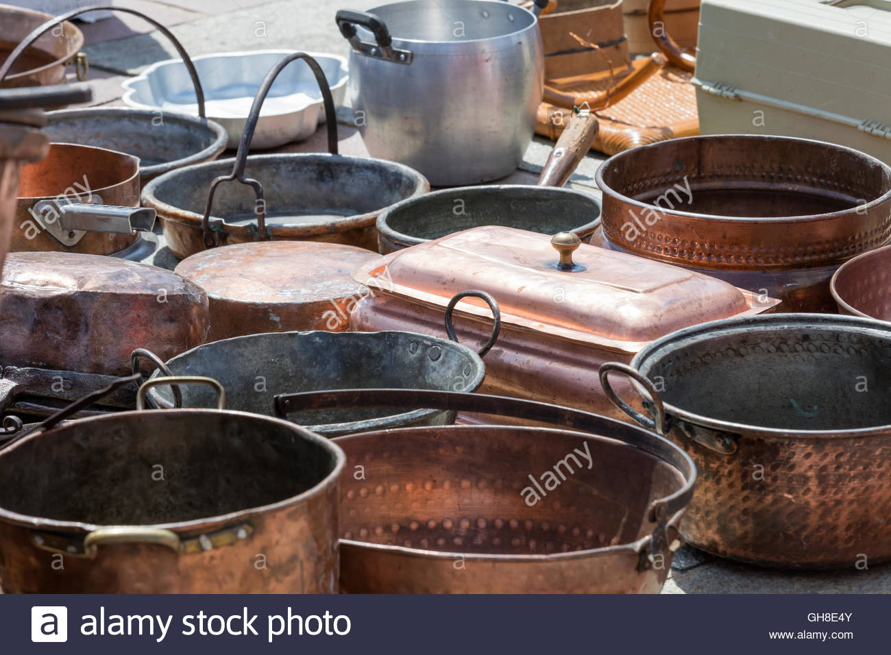 old pots and pans Stock Photo, Royalty Free Image 113898091 Alamy