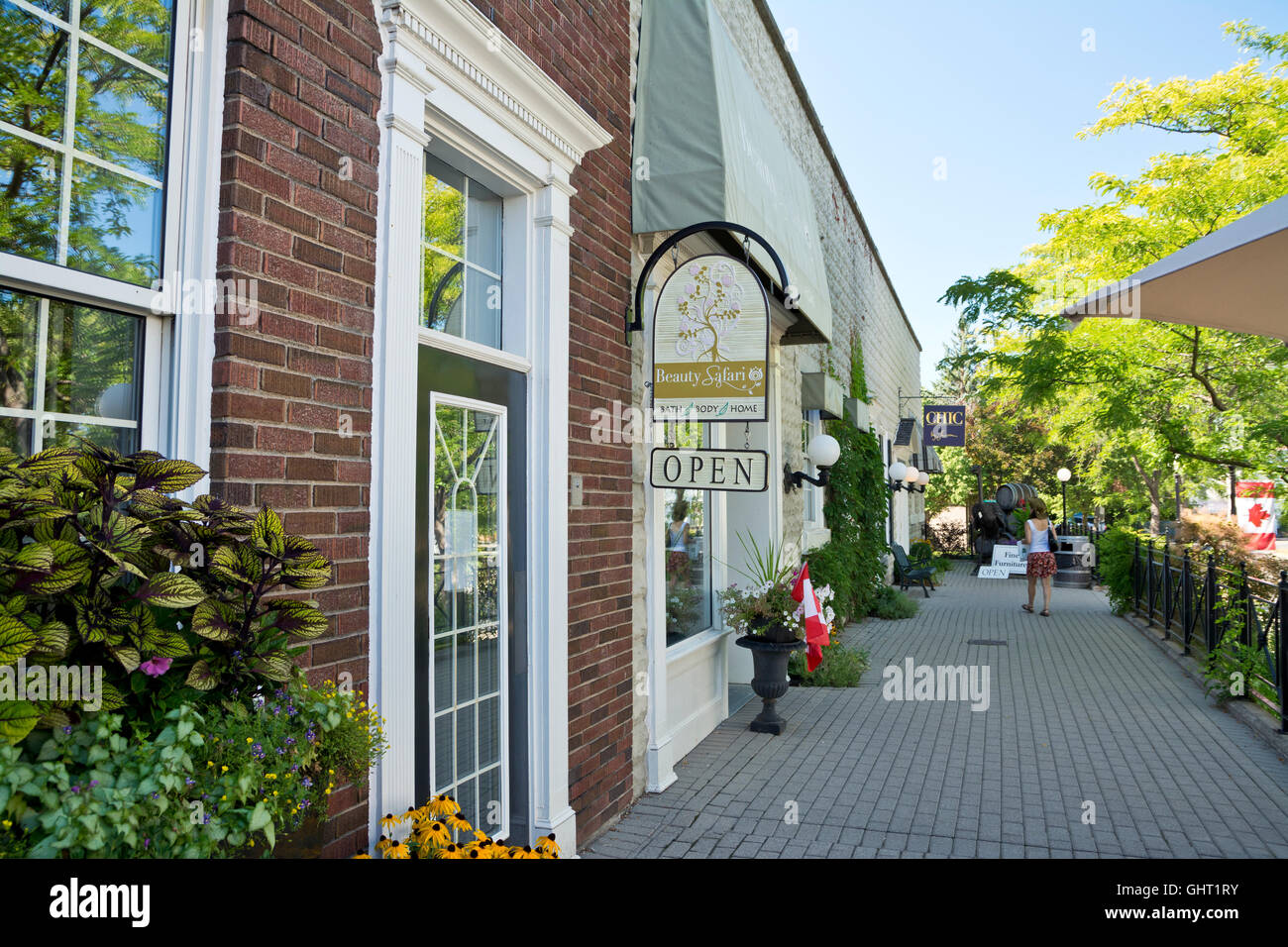 Specialty shops in "Jordan Village", a shopping area in the town of