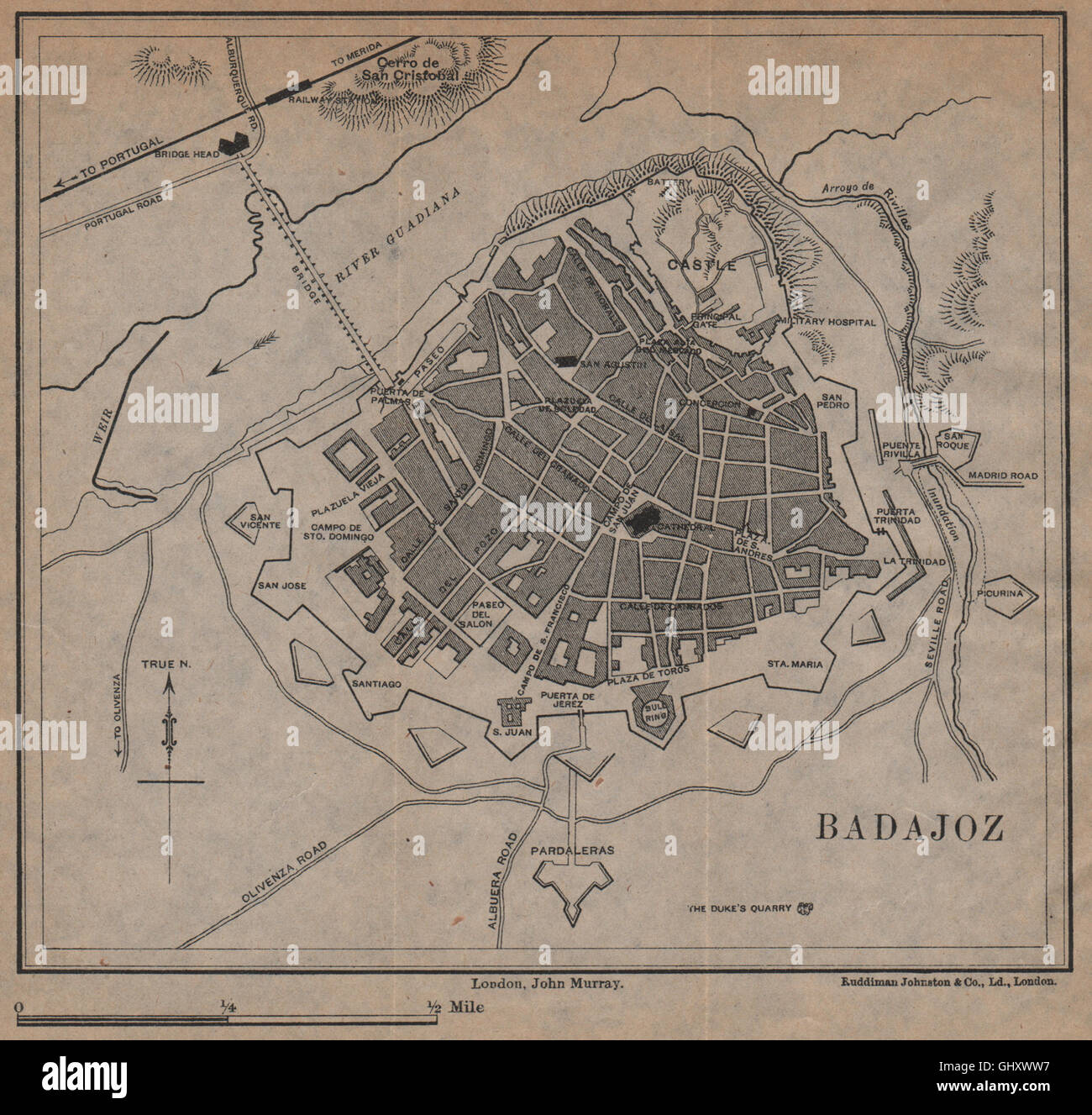 City plan Relief Spain