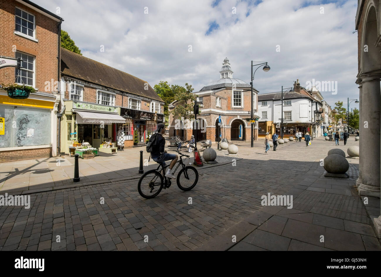 High town centre Buckinghamshire, industrial and market town