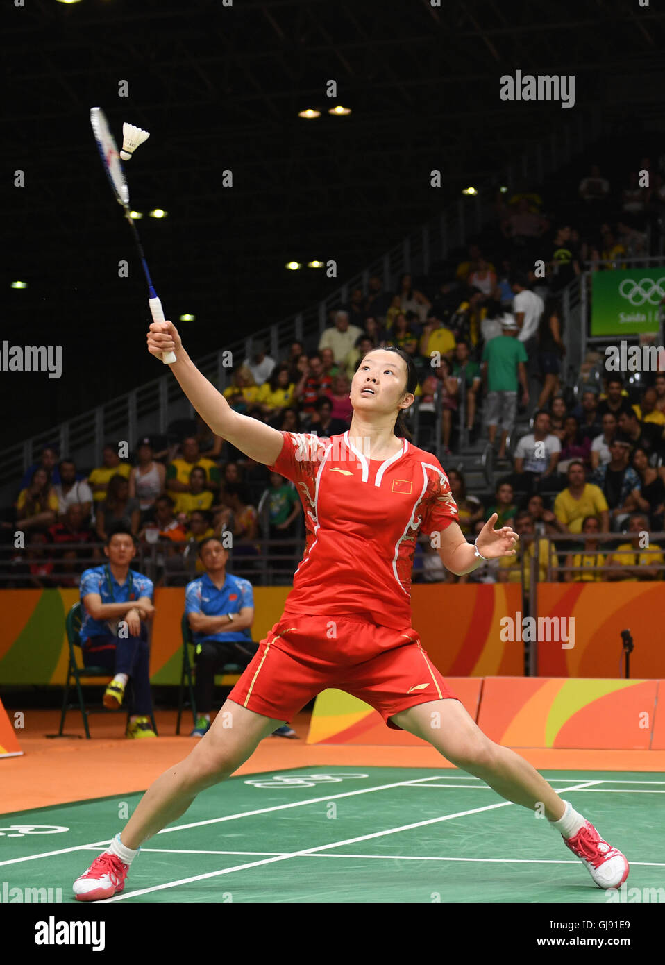 Rio De Janeiro Brazil Th Aug China S Li Xuerui Competes