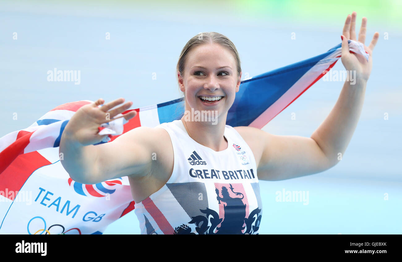 Great Britain S Sophie Hitchon Celebrates Winning Bronze In The Women S