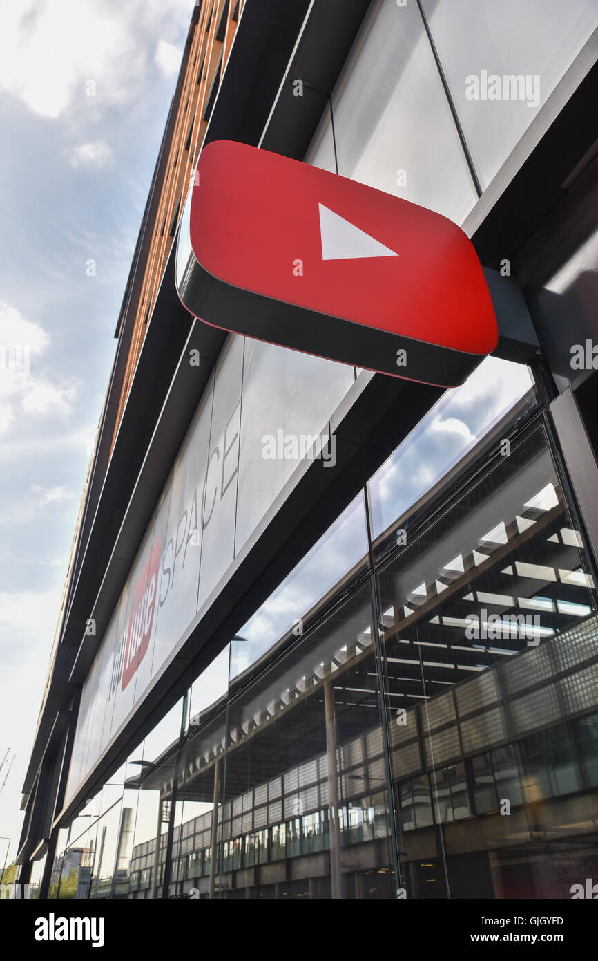 Youtube Offices kings cross, london, uk. 16th august 2016. new youtube space at Youtube Offices kings cross, london, uk. 16th august 2016. new youtube space at
