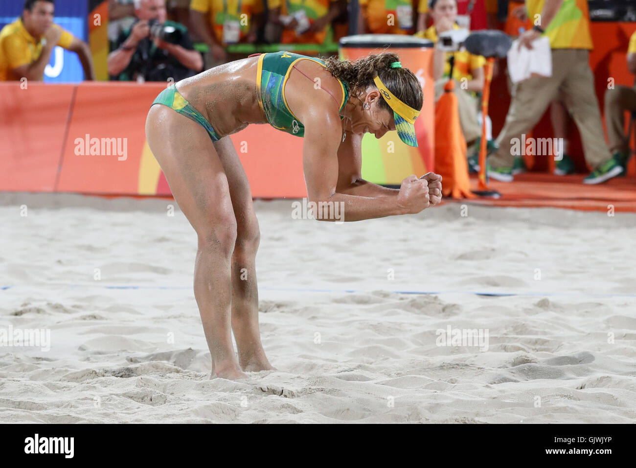 Rio De Janeiro Brazil 17th Aug 2016 OLYMPICS 2016 BEACH VOLLEYBALL