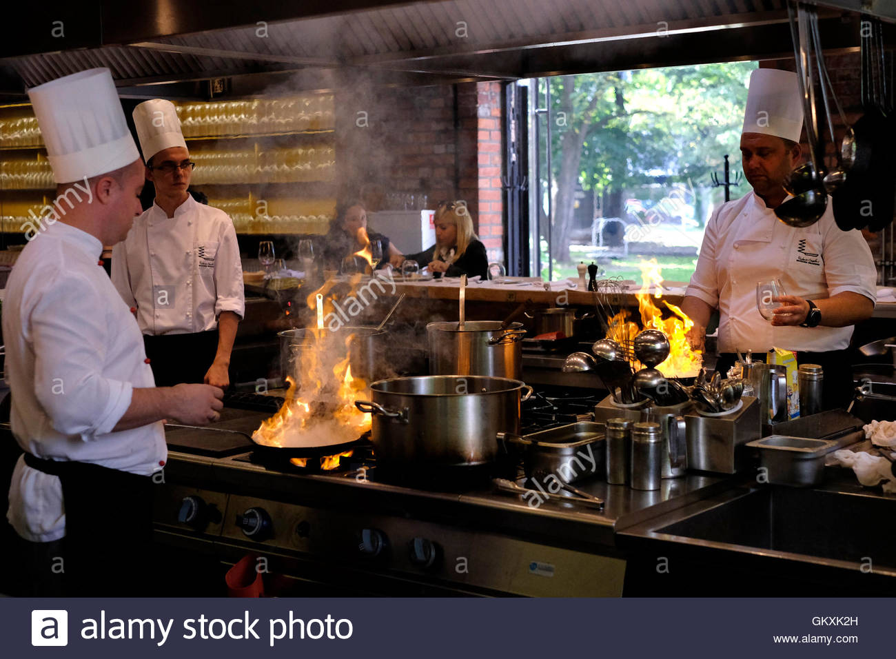 Restaurant Kitchen Staff kitchen staff at work in warszawa wschodnia restaurant located in Restaurant Kitchen Staff kitchen staff at work in warszawa wschodnia restaurant located in