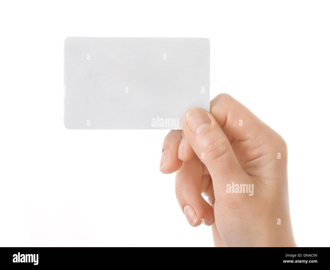 Credit Card Female Hand Holding Stock Photo Alamy