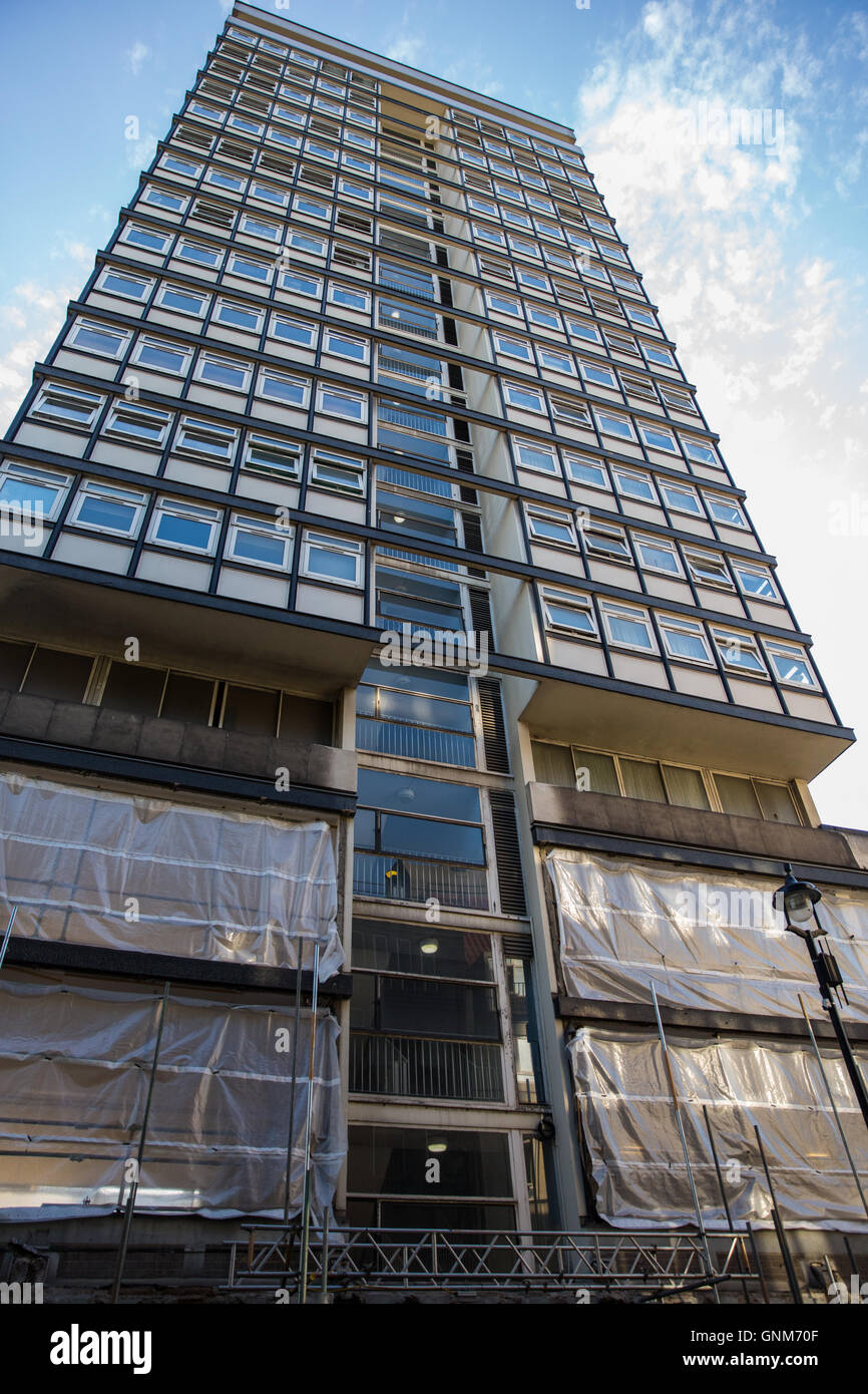 London, UK. 25th August, 2016. Redevelopment of Kemp House in Soho's
